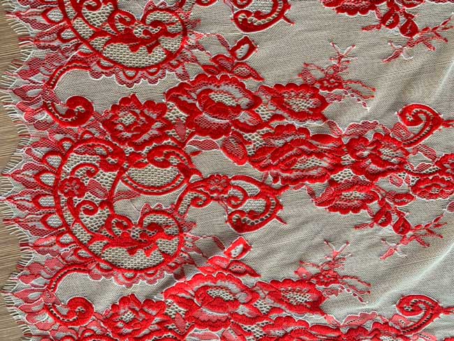 Lash lace nylon fabric
