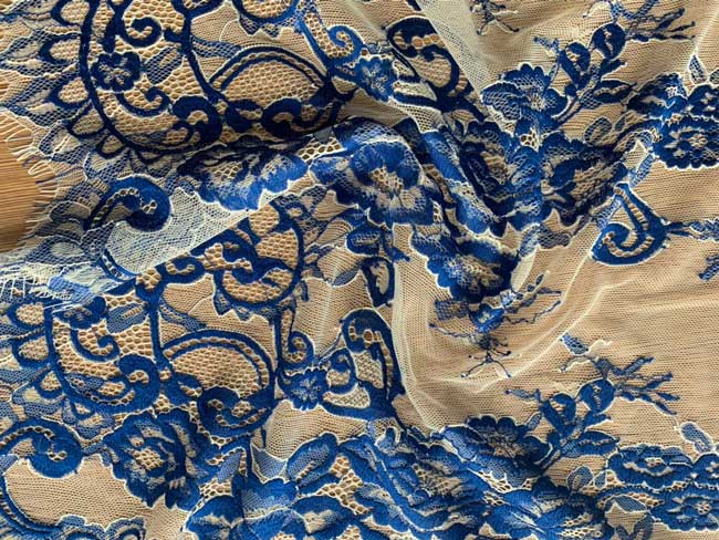 two-color lace fabric