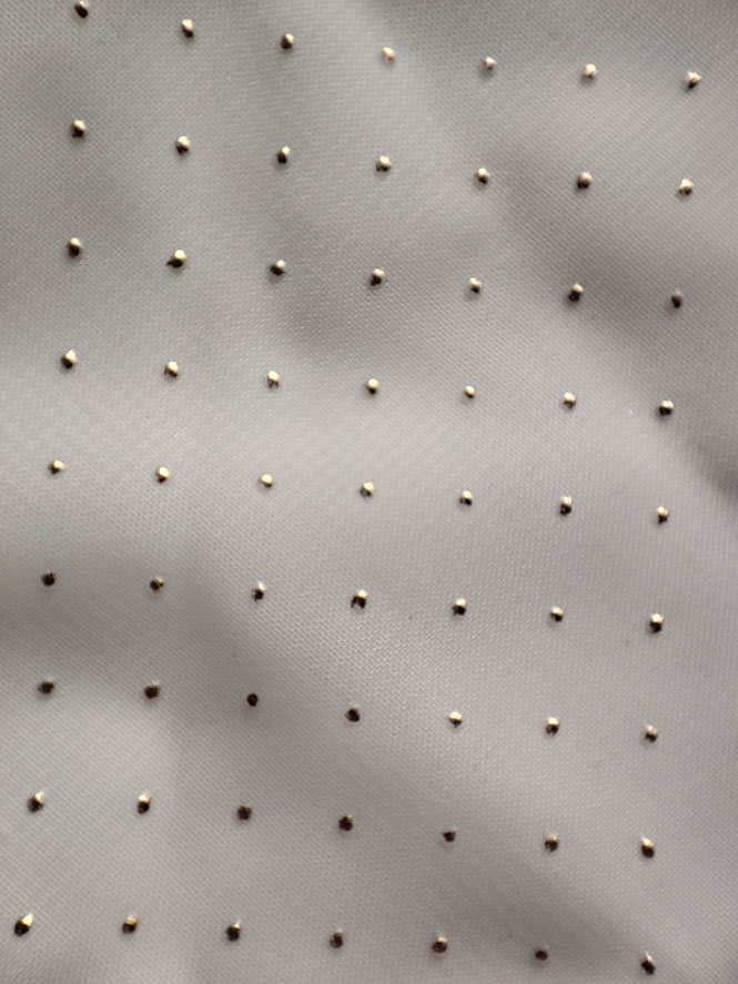 Rubber patch foil gold HOT STAMPING