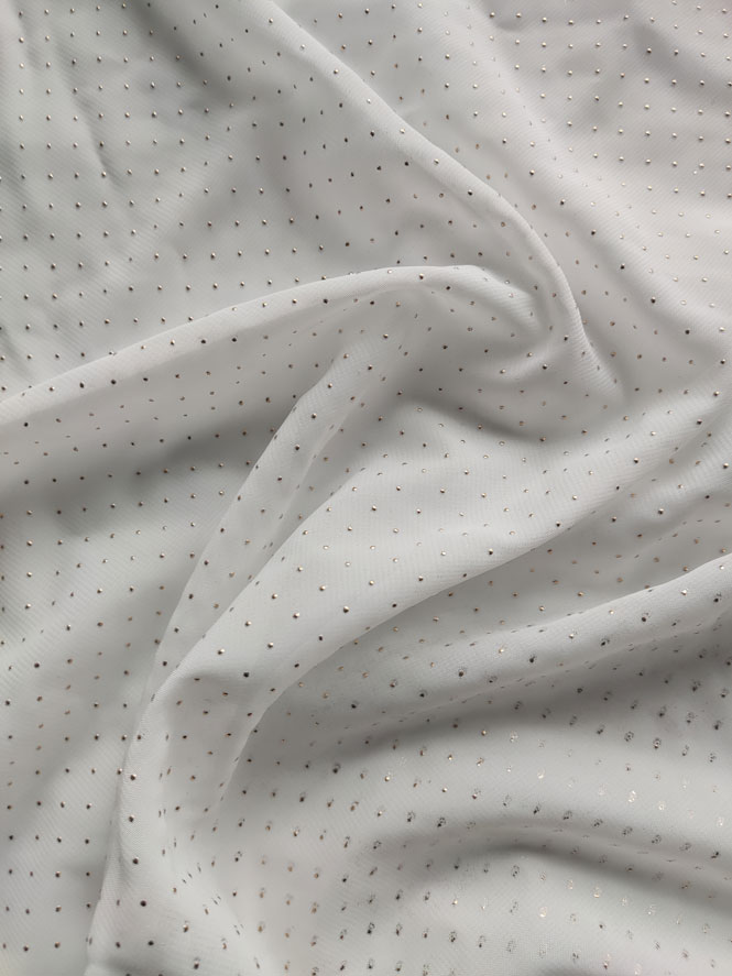 Chiffon Rubber patch fabric
