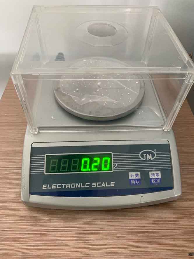 Mesh fabric gram weight