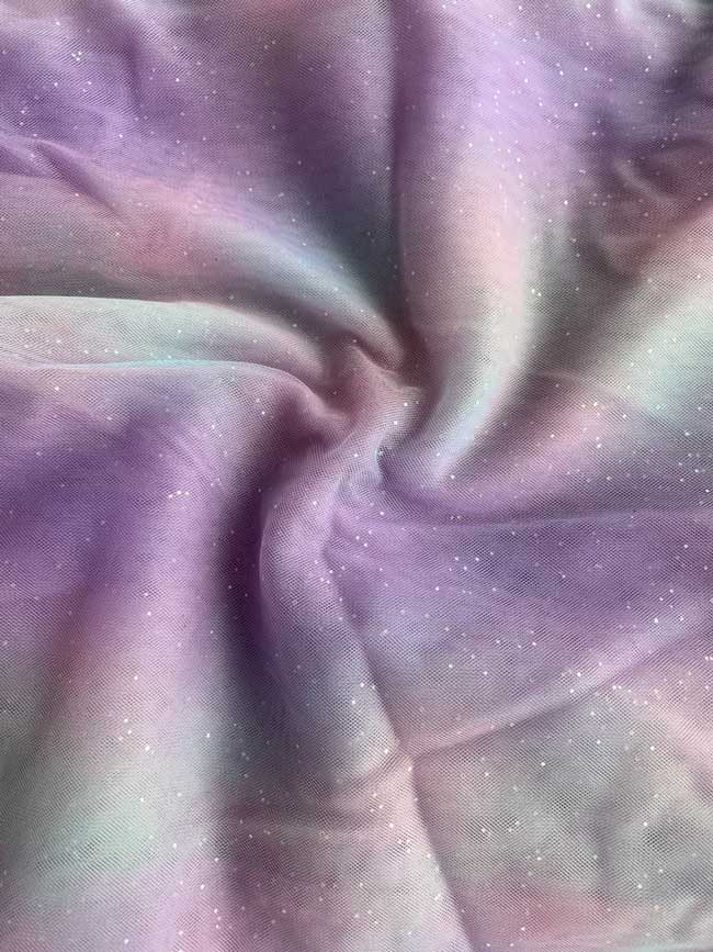 亮闪闪网纱印花印片