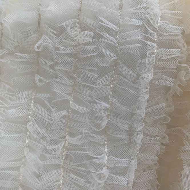 Mesh striped fabric